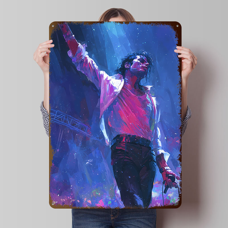 Retro Gaming On - Poster di Michael Jackson sul Palco,