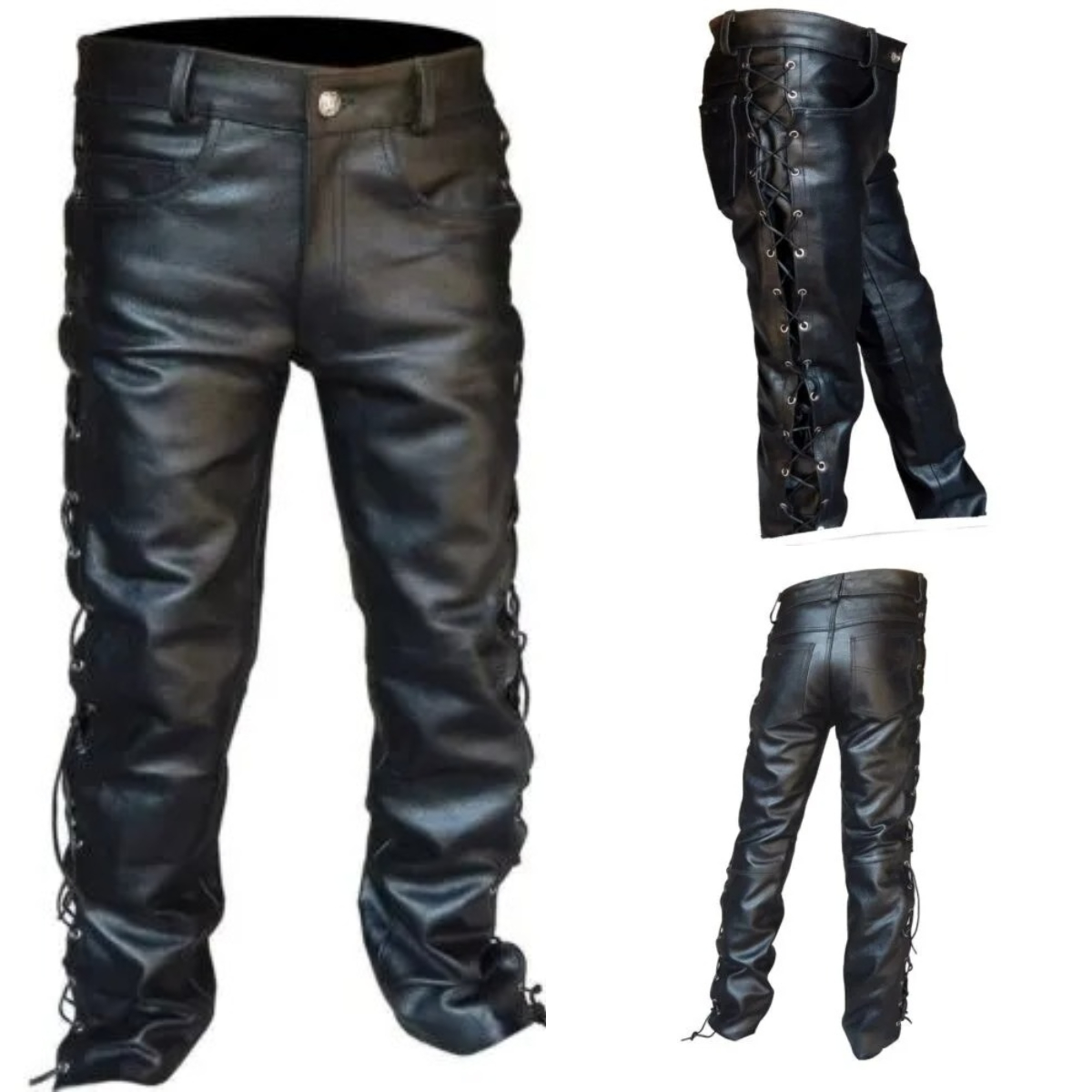 Retro Gaming Kit - Pantaloni Medievali da Uomo Gotici Lunghi