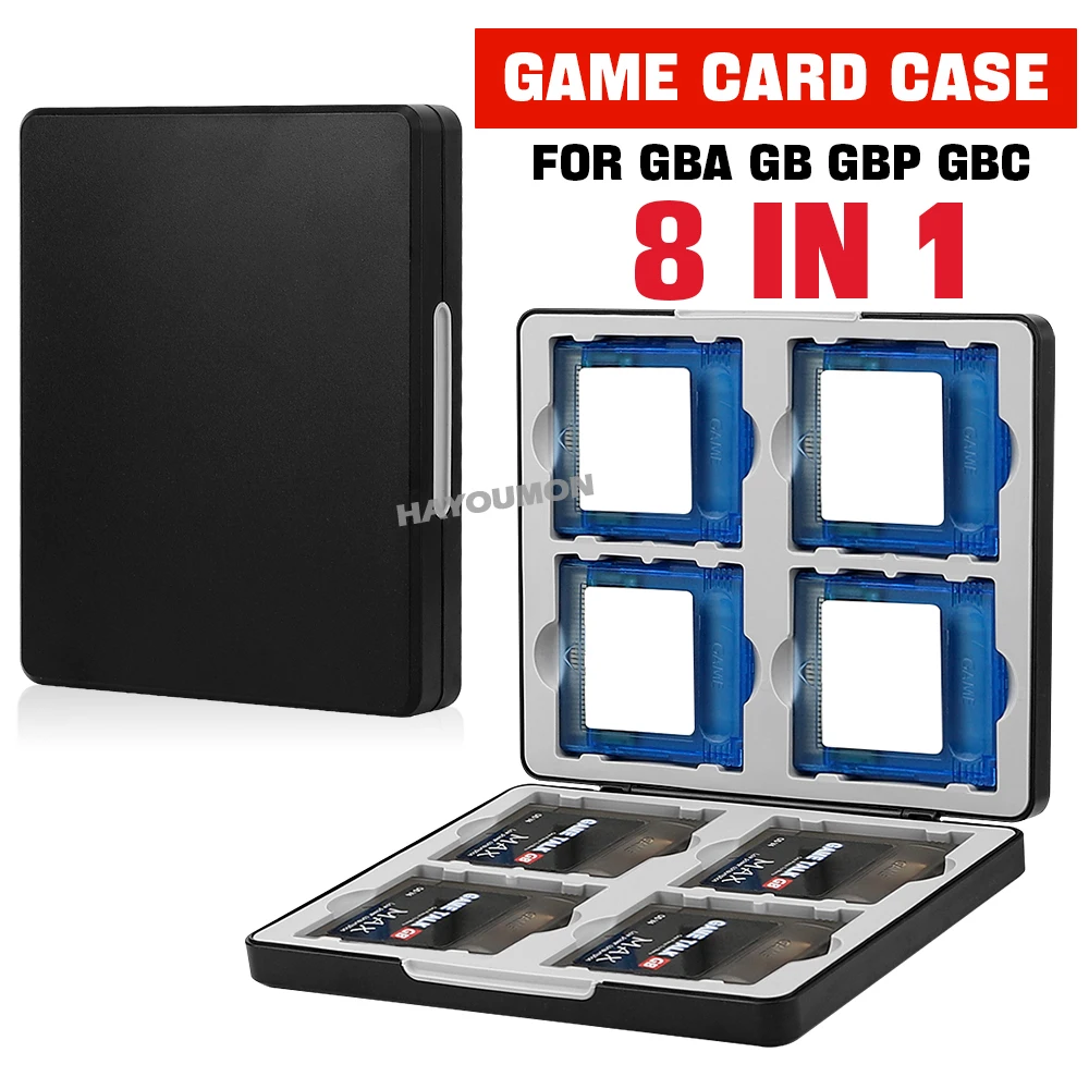 Game Boy Cartridge Holder - Scatola Portatile 8 in 1 per