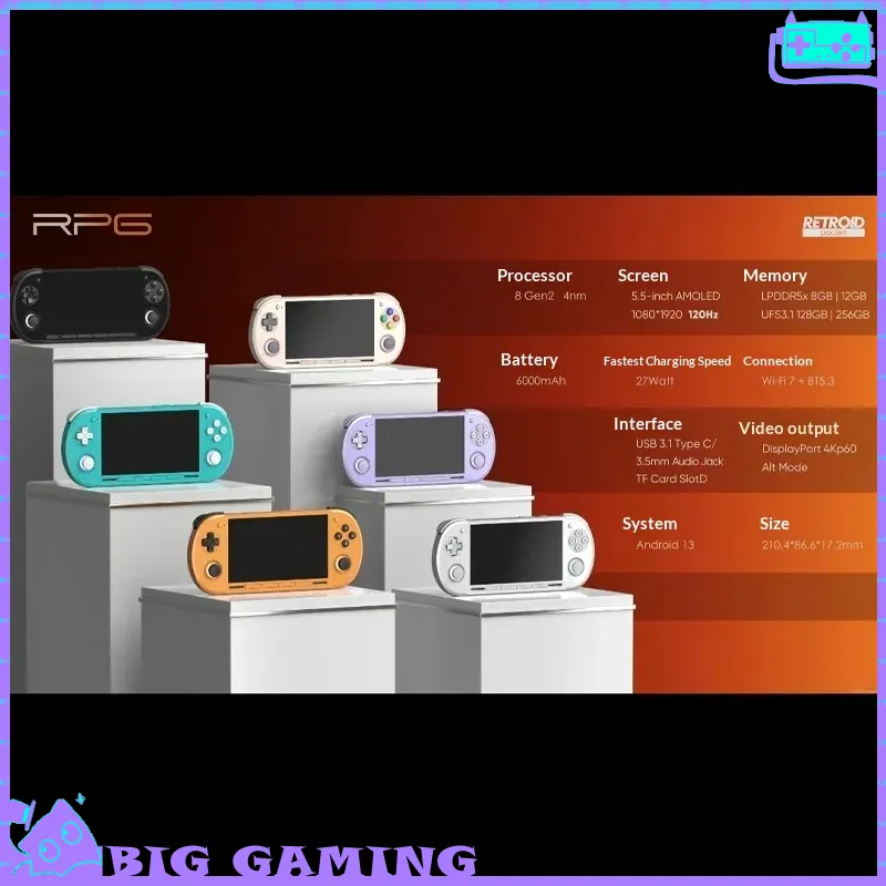 Retro Gaming Monitor - Console di Gioco Portatile Retroid Pocket