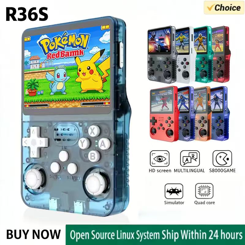 Retro Gaming Linux - Console di Gioco Portatile R36S con