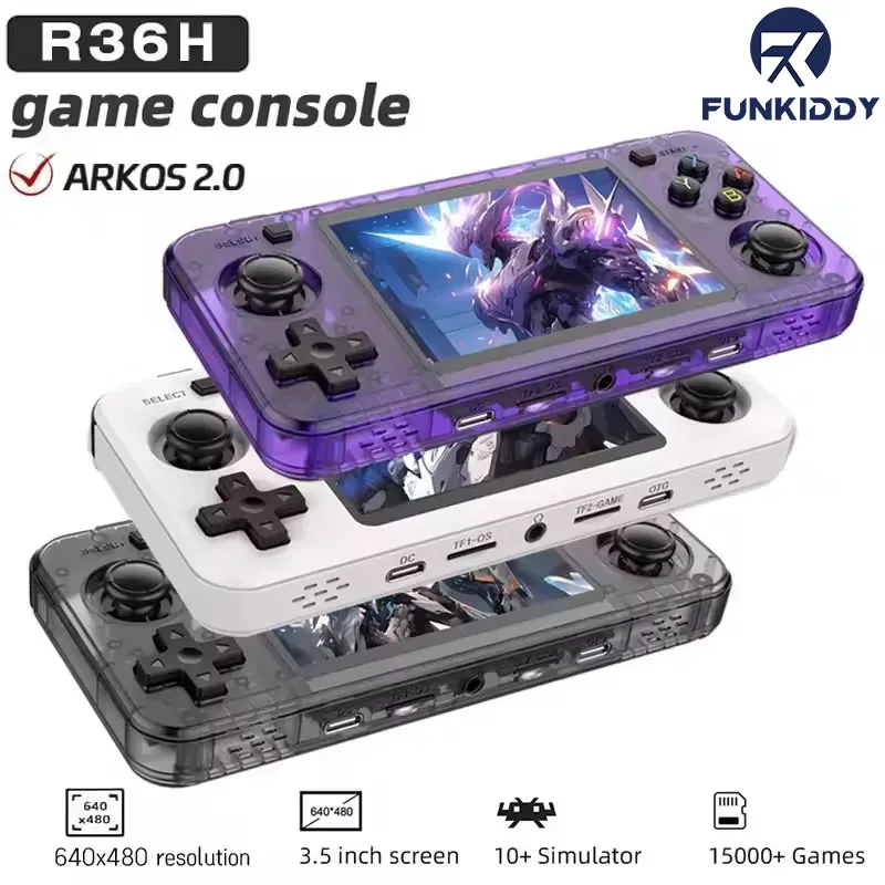 Retro Gaming Linux - FUNKIDDY Nuova console di gioco portatile