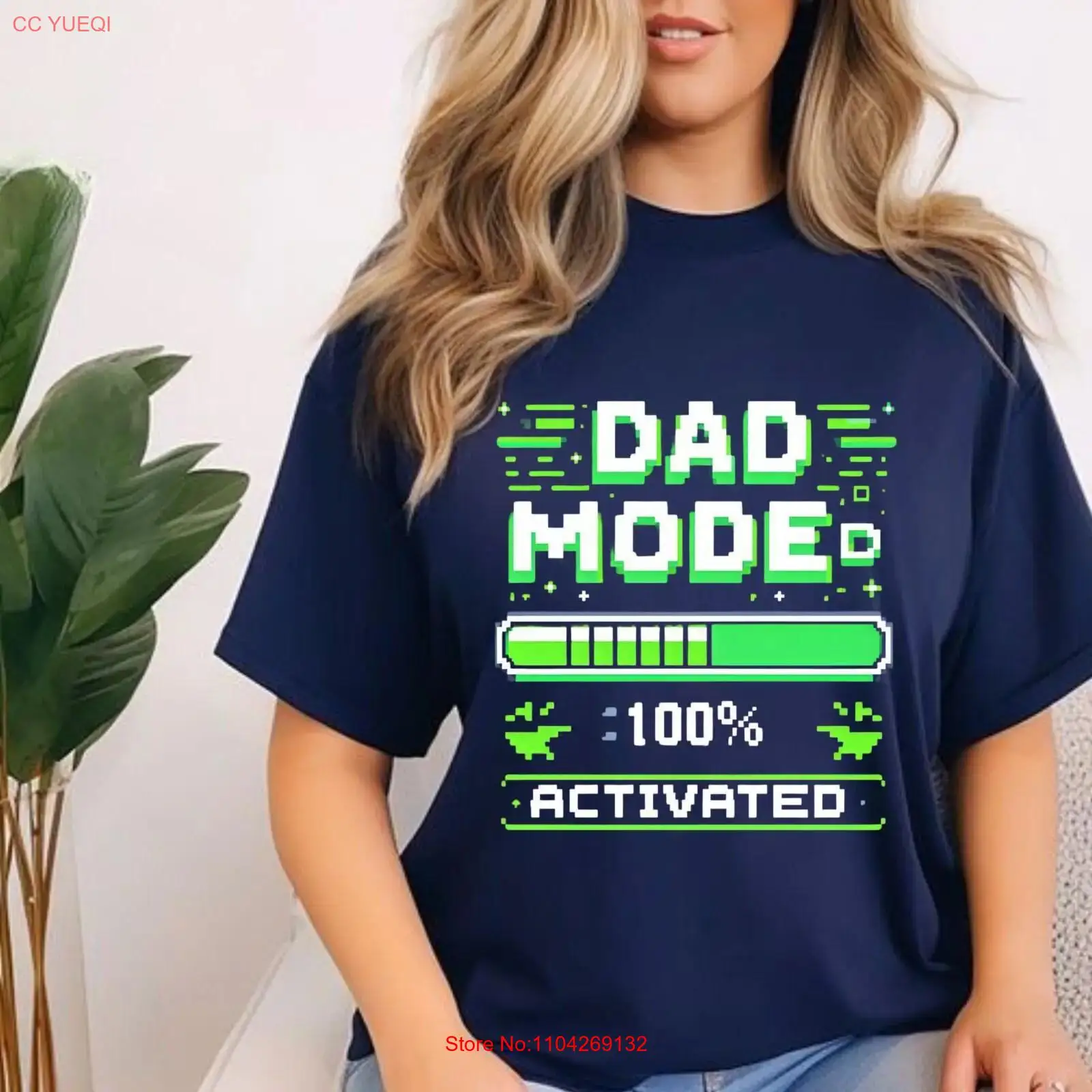 Retro Gaming Bar - Maglietta 'Dad Mode Activated' per Gamer,
