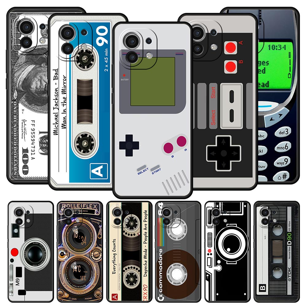 Retro Gaming Case - Custodia per telefono Gameboy con nastro