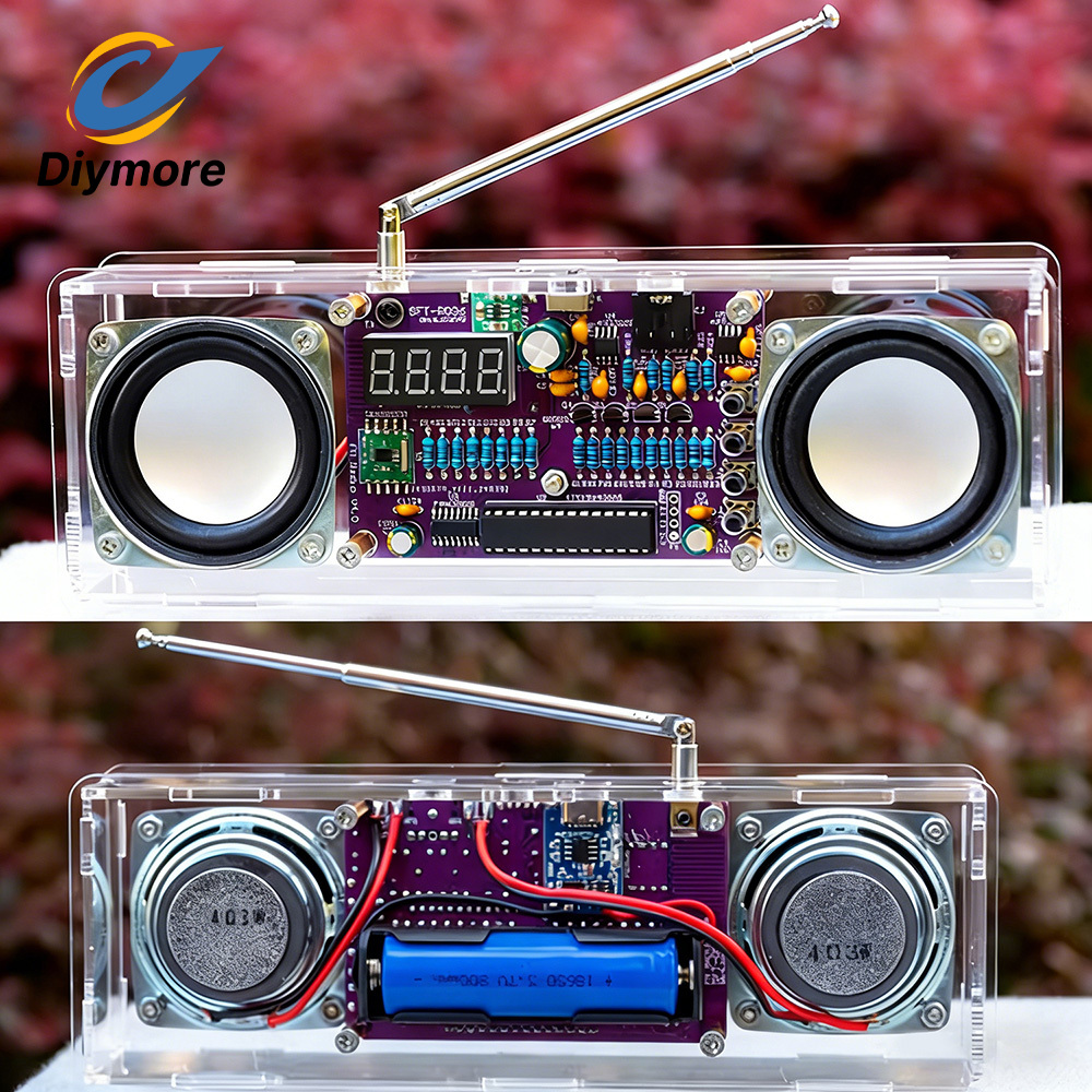 Retro Gaming Kit - Kit Radio FM Fai-da-Te con Display