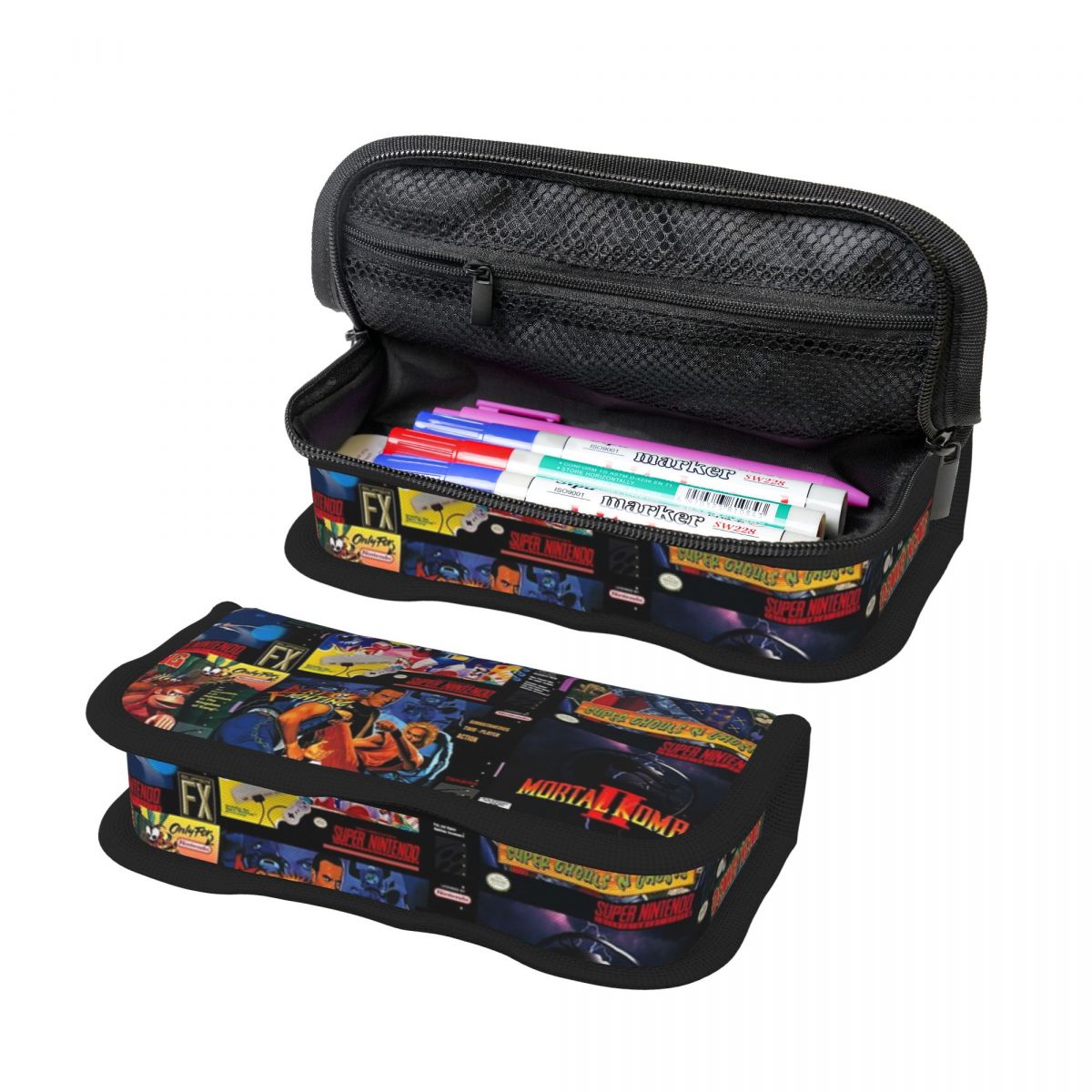 Retro Gaming Case - Astuccio per Matite Stile Retro Gaming