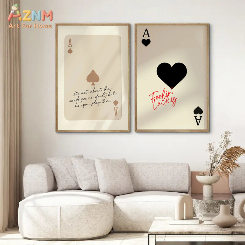 AZNM Ace of Spades Feeling Luc - Retro Poster Gaming recensione e prezzo