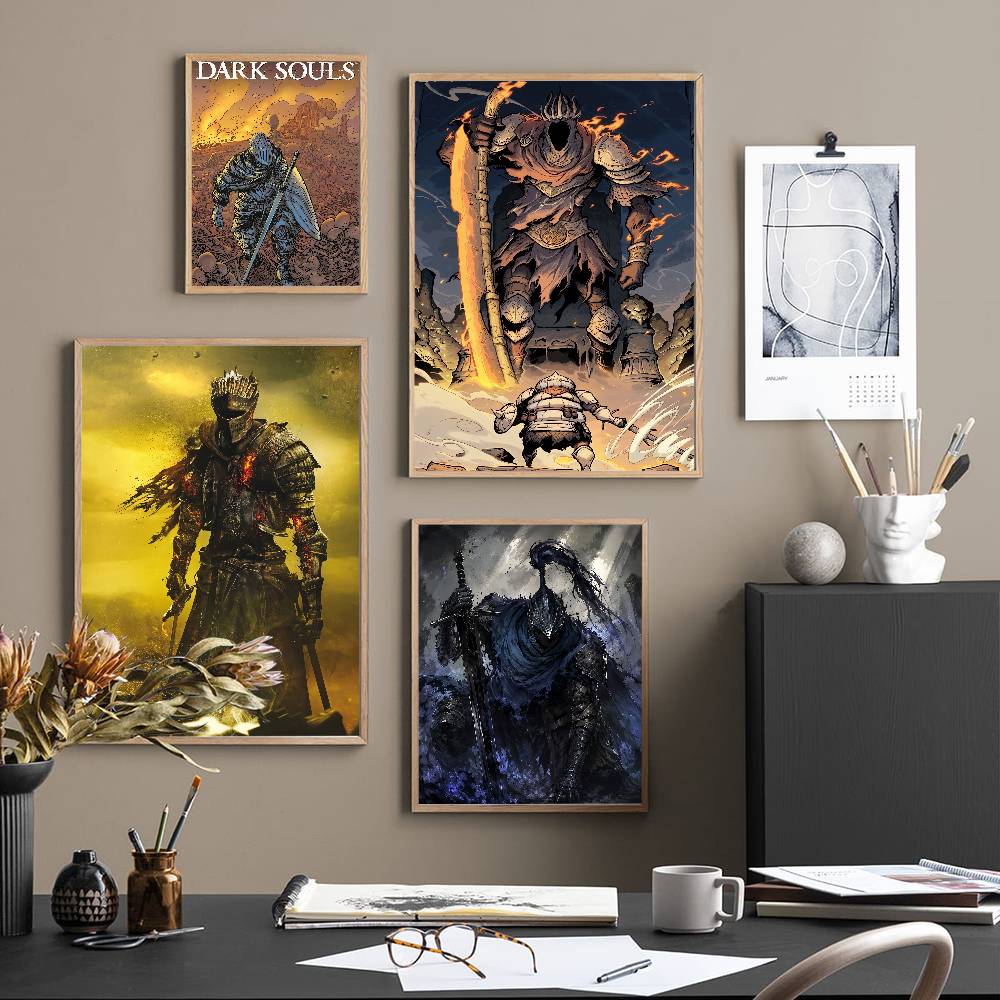 Poster Vintage di Dark Souls,  - Retro Poster Gaming recensione e prezzo