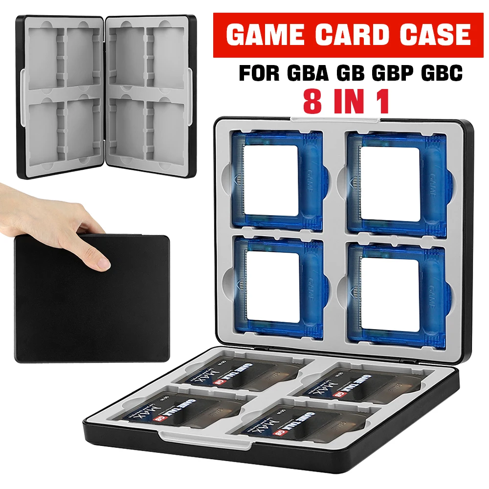 Scatola Portatile 8 in 1 per S - Game Boy Cartridge Holder recensione e prezzo