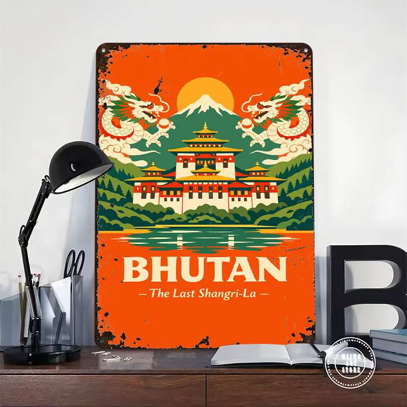 Poster di Viaggio del Bhutan,  - Retro Poster Gaming recensione e prezzo