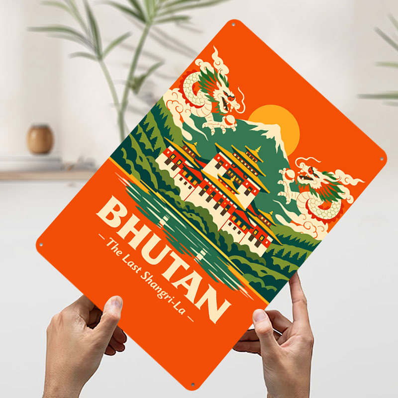 Poster di Viaggio del Bhutan,  - Retro Poster Gaming recensione e prezzo
