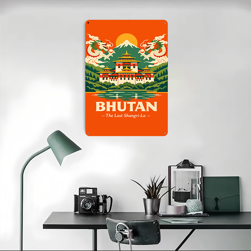 Poster di Viaggio del Bhutan,  - Retro Poster Gaming recensione e prezzo