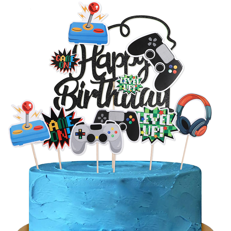 13 pezzi di toppers per torta  - Retro Gaming Videos recensione e prezzo