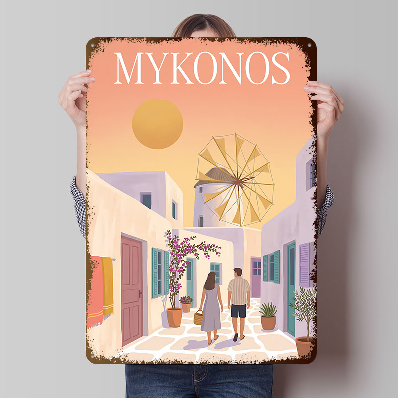 Poster in Metallo di Mykonos G - Retro Gaming Bar recensione e prezzo