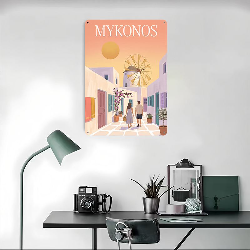 Poster in Metallo di Mykonos G - Retro Gaming Bar recensione e prezzo