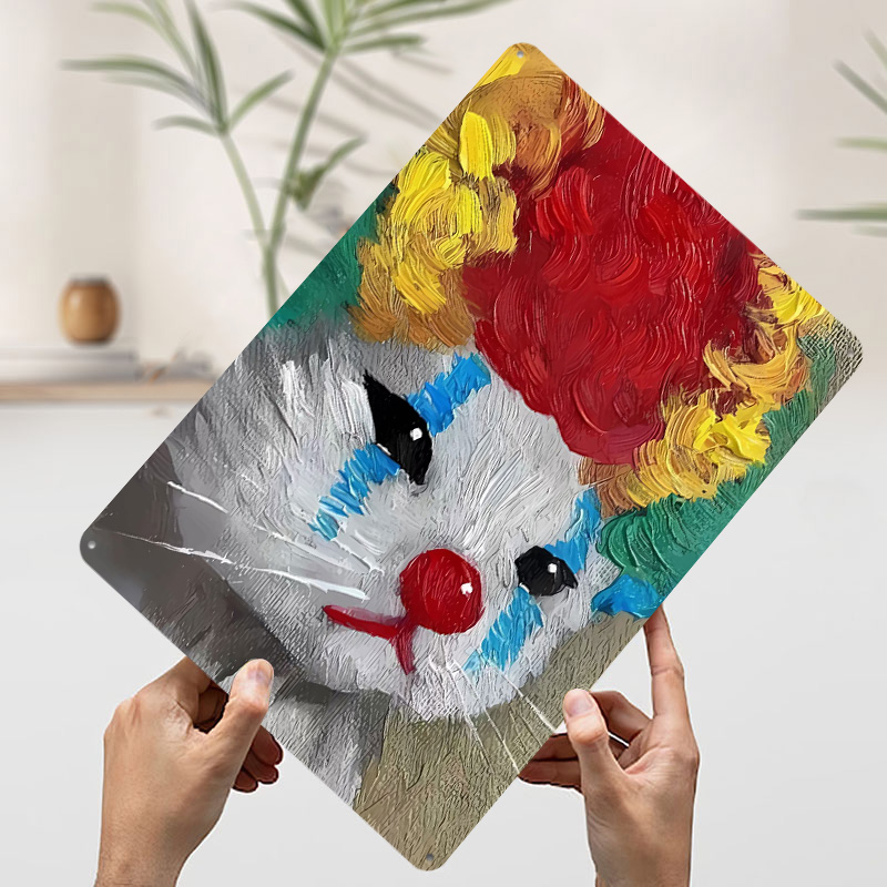 Triste Clown Cat Painting Post - Retro Poster Gaming recensione e prezzo