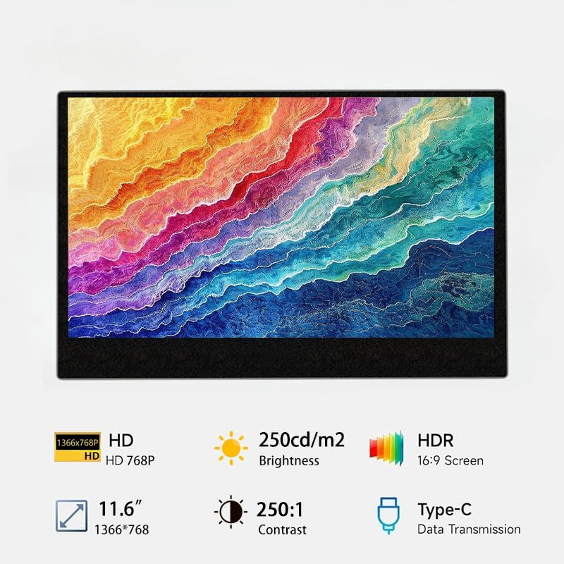Monitor Portatile 13.3' 60Hz H - Retro Gaming Monitor recensione e prezzo