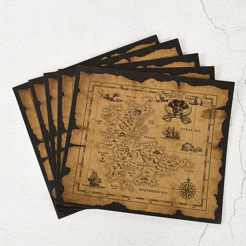 Mappa del Tesoro Pirata in Car - Retro Poster Gaming recensione e prezzo