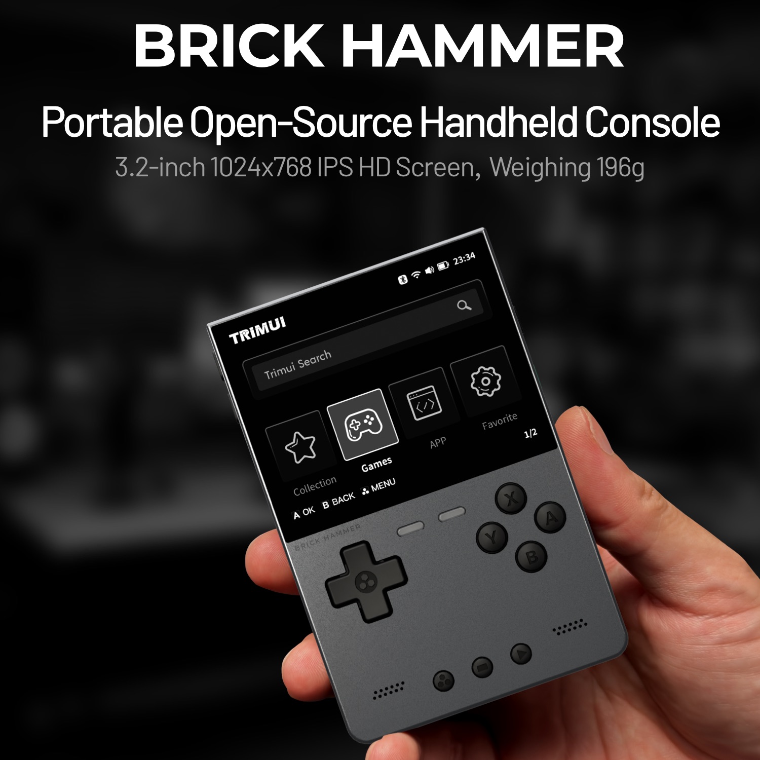 TRIMUI BRICK HAMMER Console di - Retro Gaming Linux recensione e prezzo