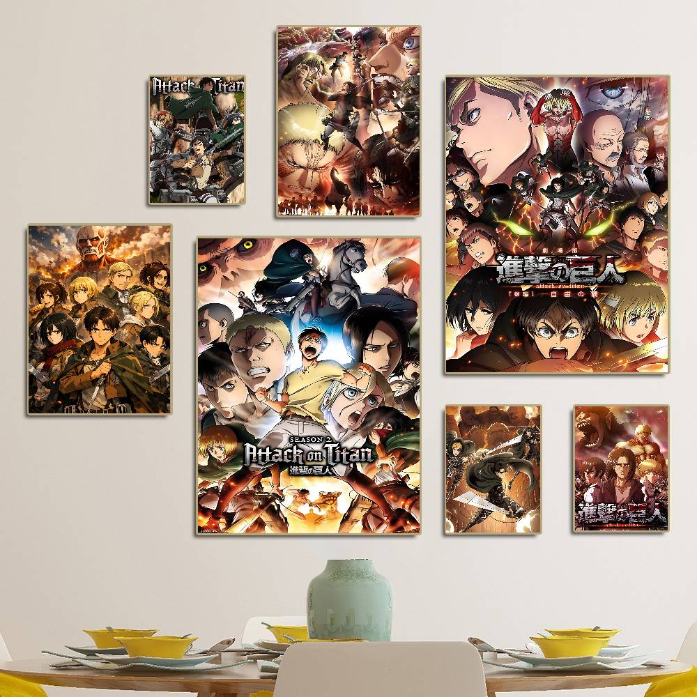 Poster Adesivi di Attack on Ti - Retro Gaming On recensione e prezzo