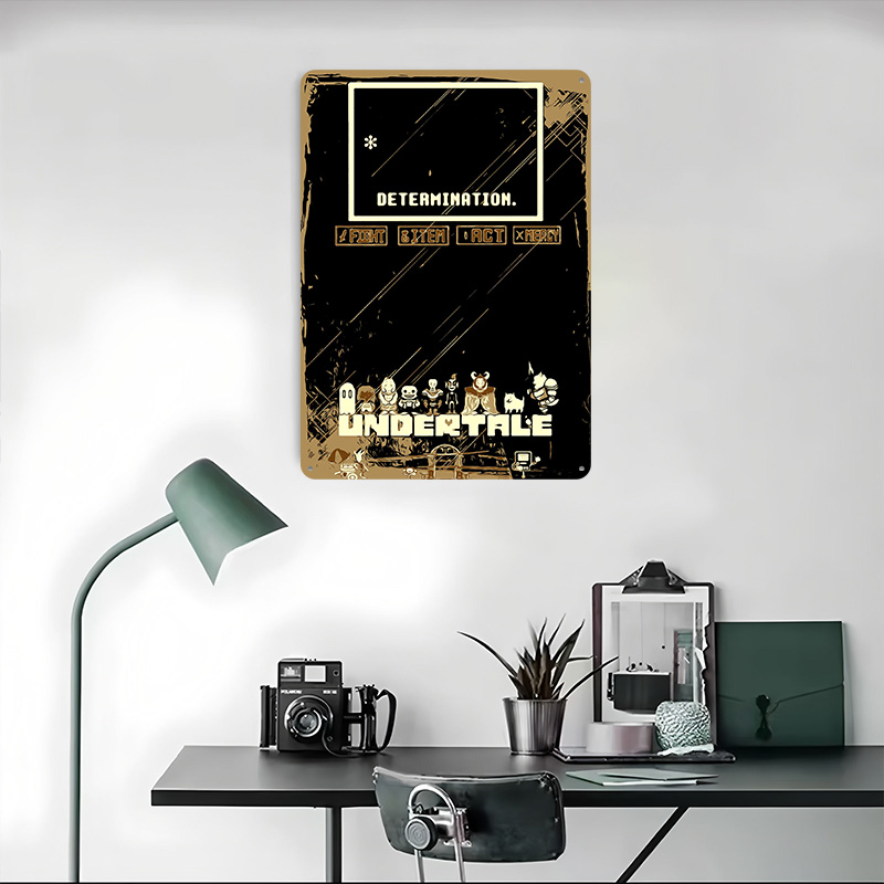 Poster in Metallo Undertale, A - Retro Gaming Bar recensione e prezzo